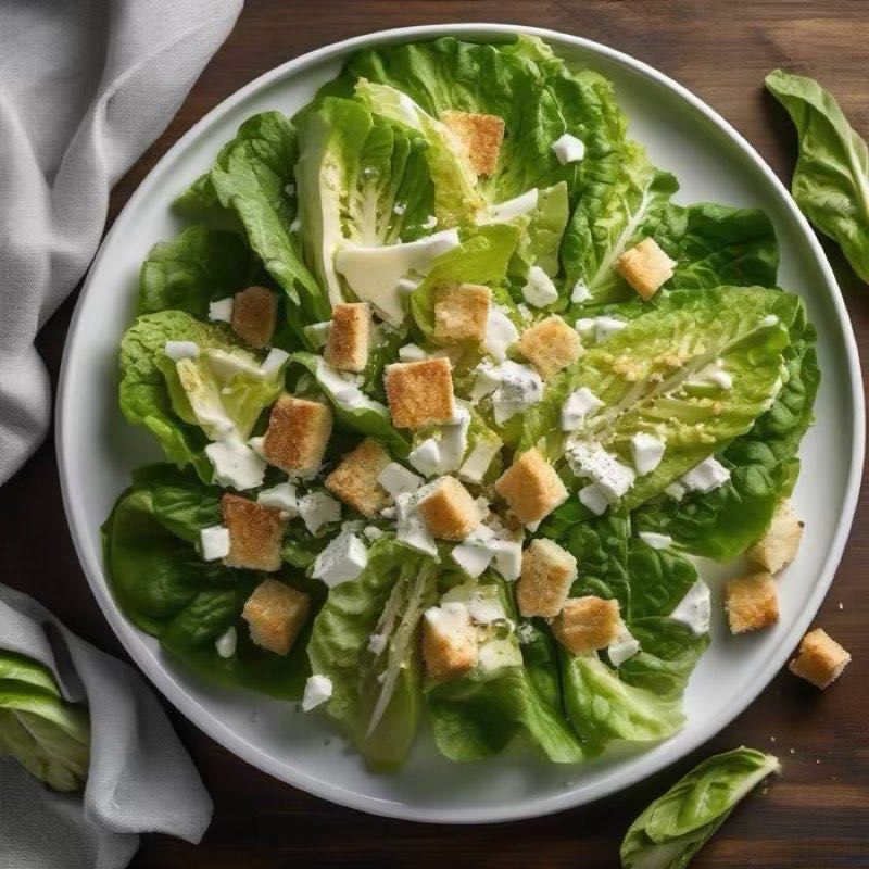 AI-generated illustration of Caesar Salad