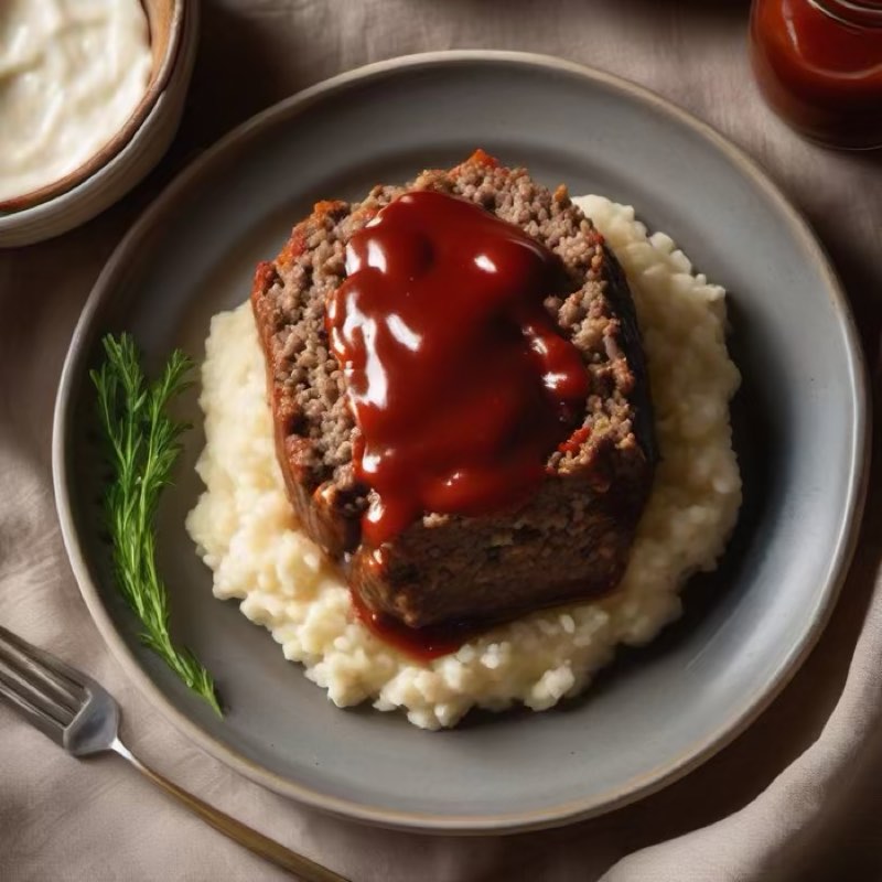 AI-generated illustration of Classic Meatloaf