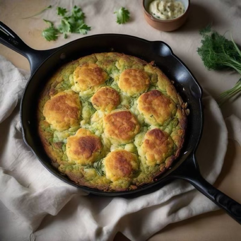 AI-generated illustration of Bubble and Squeak