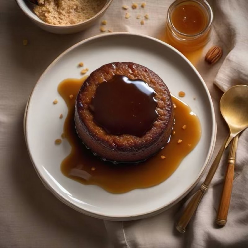 AI-generated illustration of Sticky Toffee Pudding