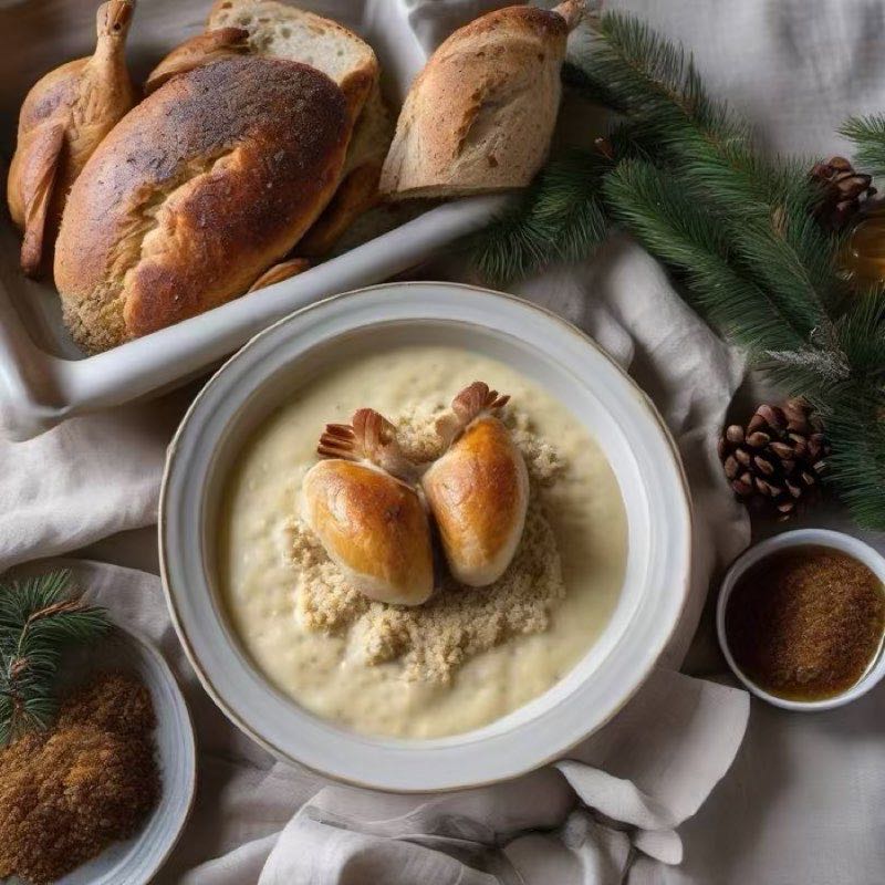AI-generated illustration of Traditional Bread Sauce
