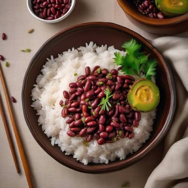 AI-generated illustration of Jamaican Rice and Peas