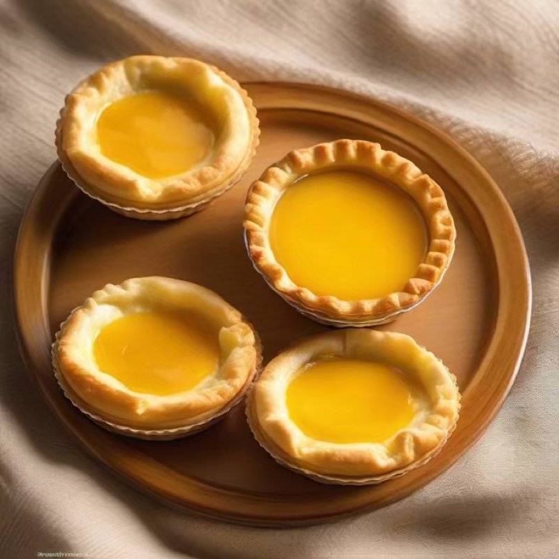 AI-generated illustration of Hong Kong Egg Tarts