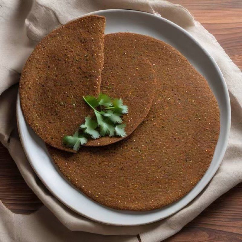 AI-generated illustration of Injera