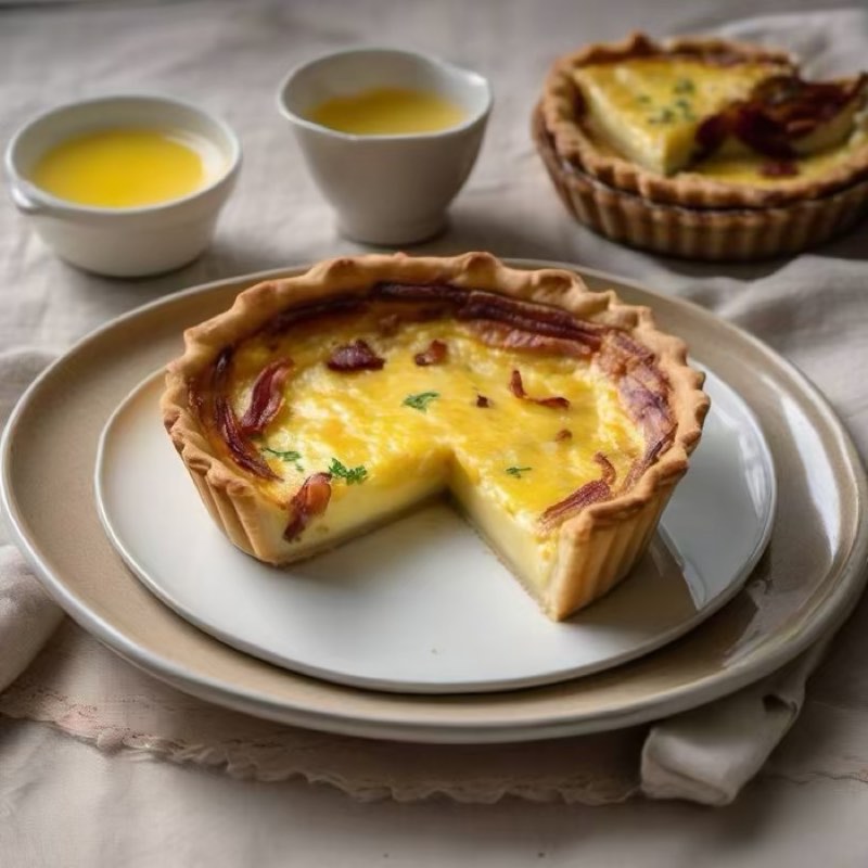 AI-generated illustration of Quiche Lorraine