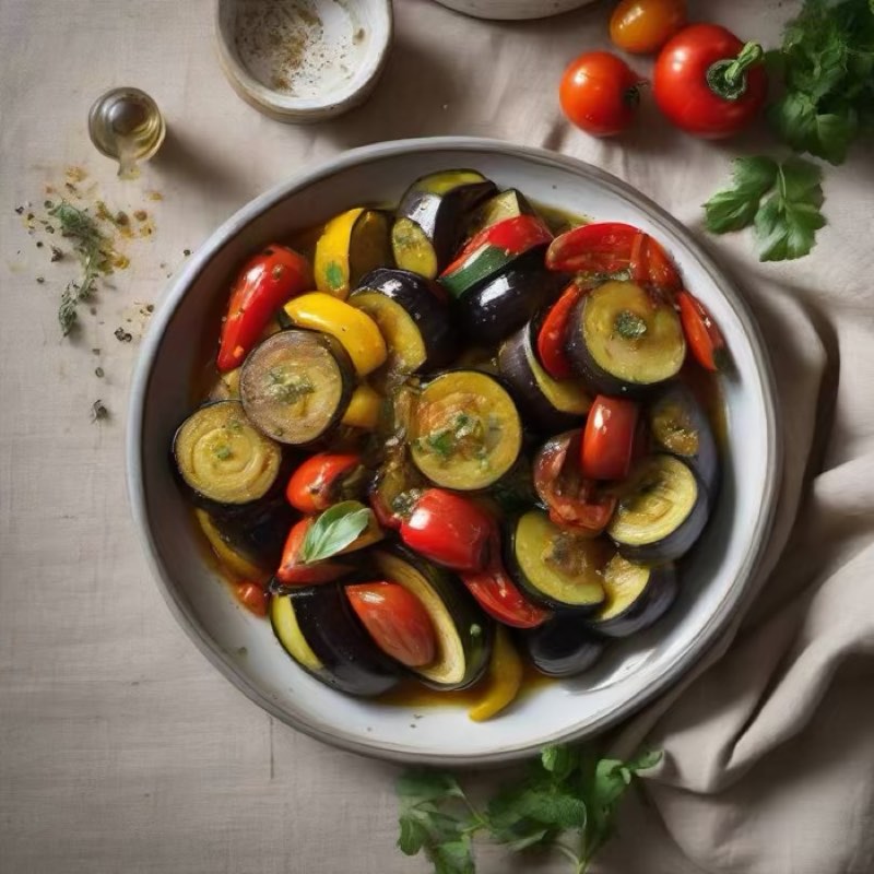 AI-generated illustration of Ratatouille Provençale