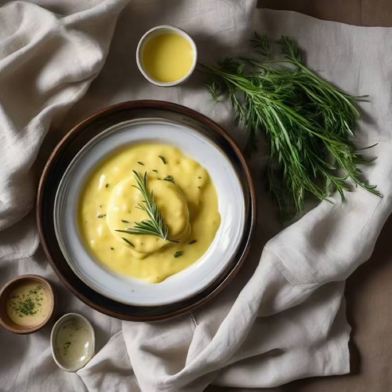 AI-generated illustration of Sauce Béarnaise