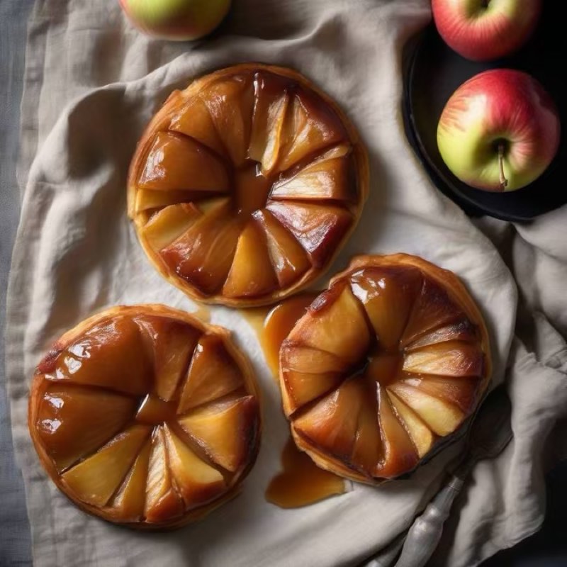 AI-generated illustration of Tarte Tatin