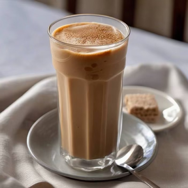 AI-generated illustration of Greek Frappé Coffee