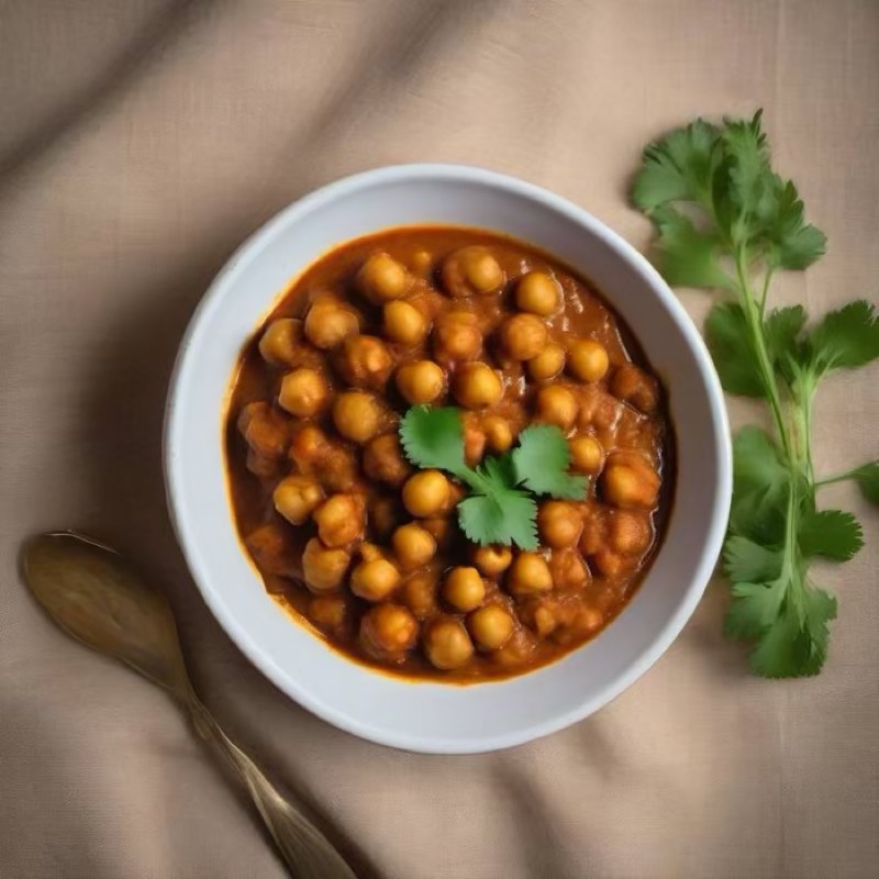AI-generated illustration of Chana Masala