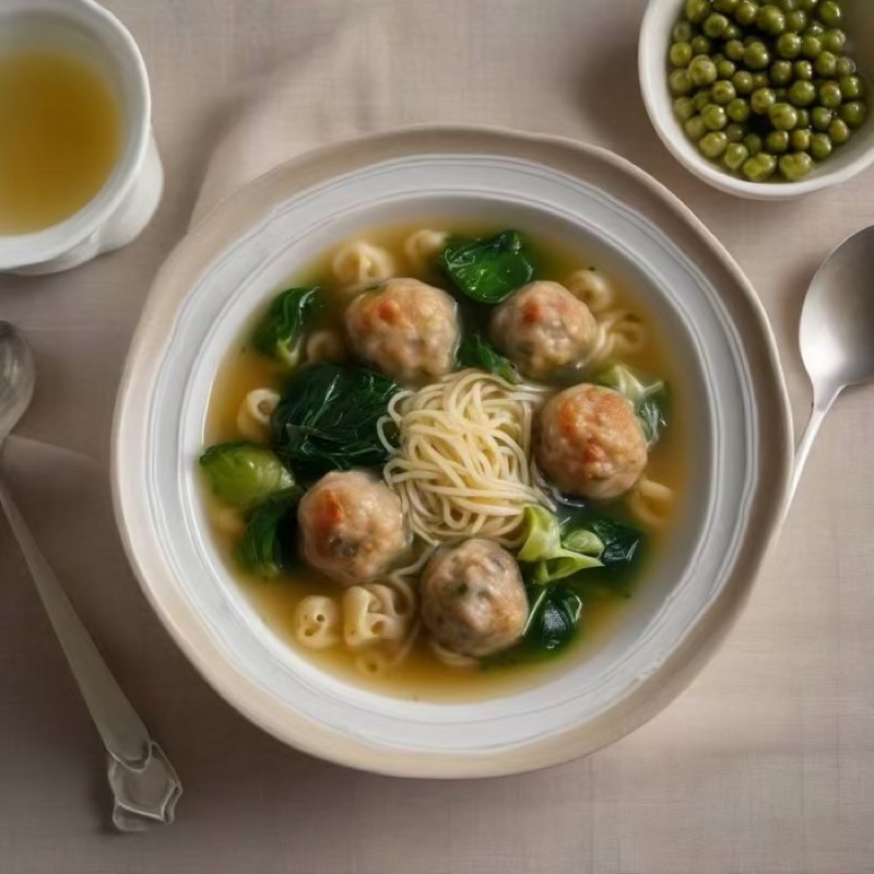 AI-generated illustration of Italian Wedding Soup