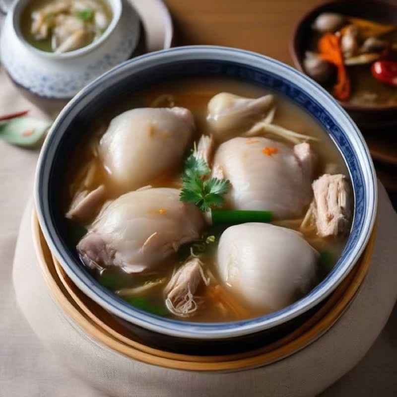AI-generated illustration of Samgyetang