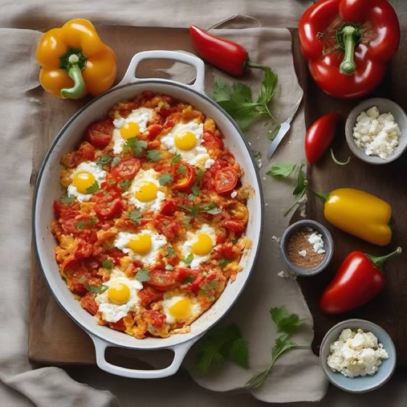AI-generated illustration of Menemen