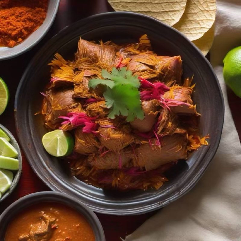 AI-generated illustration of Cochinita Pibil
