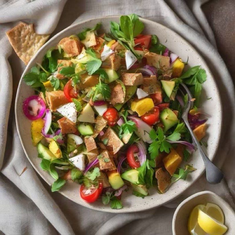 AI-generated illustration of Fattoush