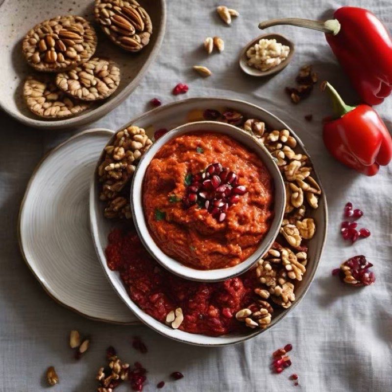 AI-generated illustration of Muhammara