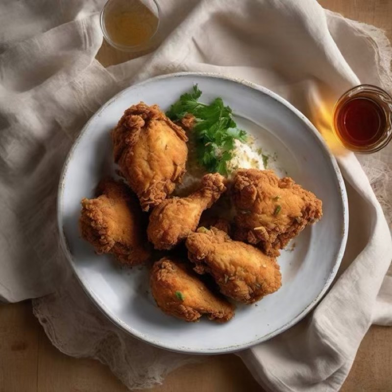 AI-generated illustration of Buttermilk Fried Chicken