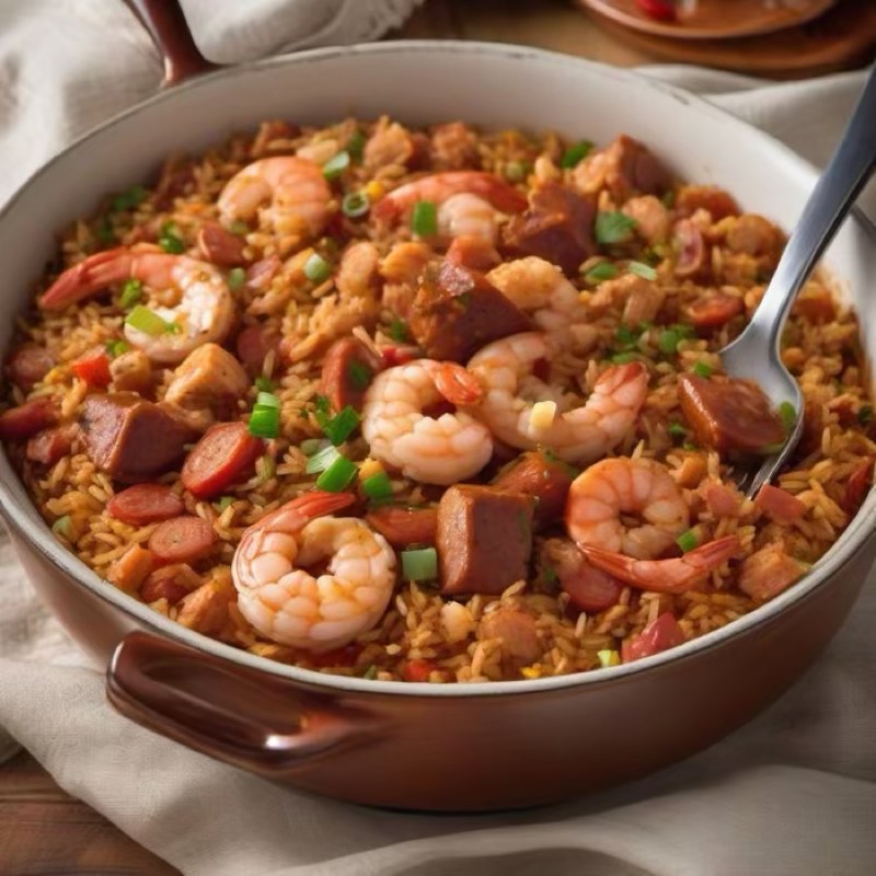 AI-generated illustration of Jambalaya