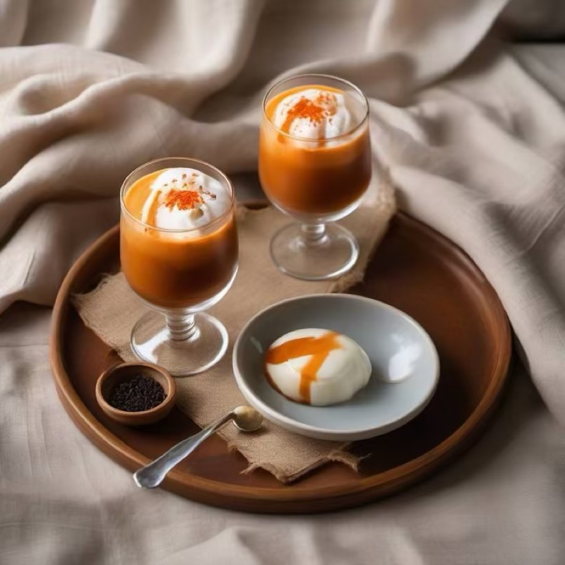 AI-generated illustration of Thai Iced Tea