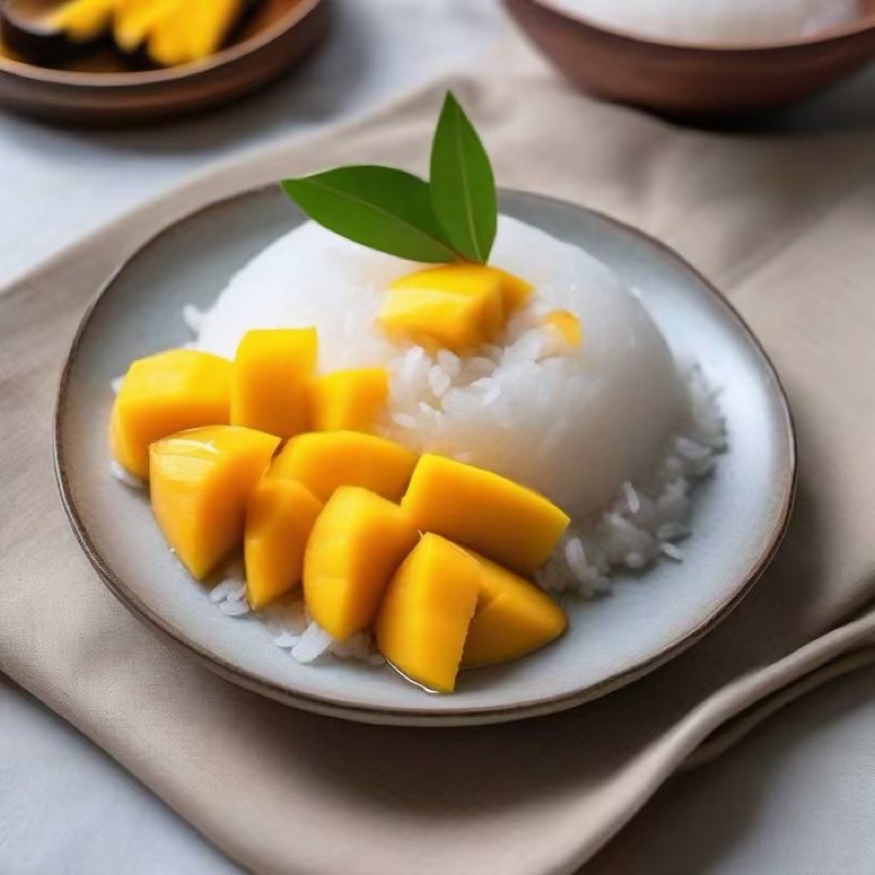 AI-generated illustration of Mango Sticky Rice
