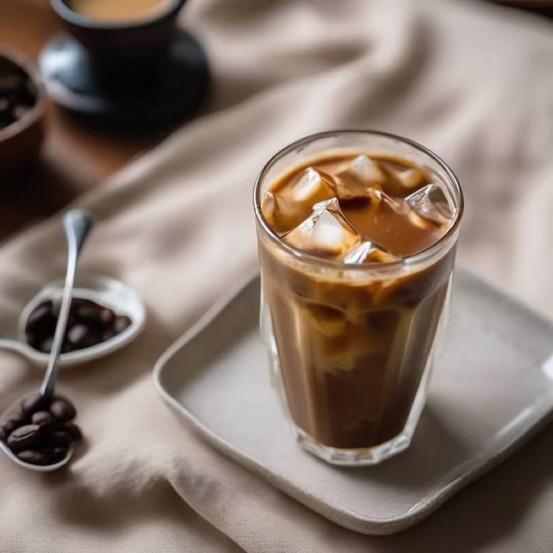 AI-generated illustration of Ca Phe Sua Da Iced Coffee